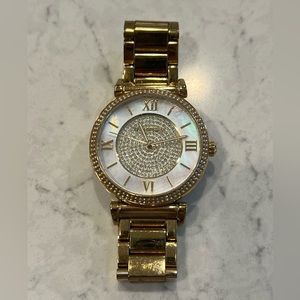 Gold Michael Kors Watch - Needs Battery